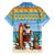 Aruba Christmas Hawaiian Shirt Surfing Santa Bon Pasco - Wonder Print Shop