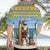 Aruba Christmas Hawaiian Shirt Surfing Santa Bon Pasco - Wonder Print Shop