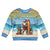 Aruba Christmas Kid Ugly Christmas Sweater Surfing Santa Bon Pasco - Wonder Print Shop