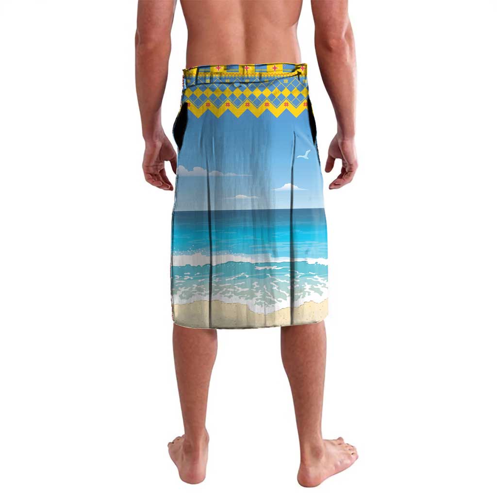 Aruba Christmas Lavalava Surfing Santa Bon Pasco - Wonder Print Shop