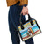 Aruba Christmas Shoulder Handbag Surfing Santa Bon Pasco
