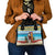 Aruba Christmas Shoulder Handbag Surfing Santa Bon Pasco