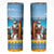 Aruba Christmas Skinny Tumbler Surfing Santa Bon Pasco - Wonder Print Shop