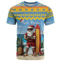 Aruba Christmas T Shirt Surfing Santa Bon Pasco - Wonder Print Shop