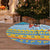 Aruba Christmas Tree Skirt Surfing Santa Bon Pasco - Wonder Print Shop