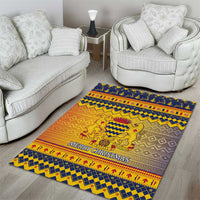 Chad Christmas Area Rug Coat Of Arms Merry Christmas - Wonder Print Shop