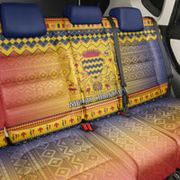 Chad Christmas Back Car Seat Cover Coat Of Arms Merry Christmas - Wonder Print Shop