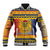 Chad Christmas Baseball Jacket Coat Of Arms Merry Christmas - Wonder Print Shop