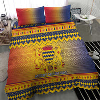 Chad Christmas Bedding Set Coat Of Arms Merry Christmas - Wonder Print Shop