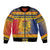 Chad Christmas Bomber Jacket Coat Of Arms Merry Christmas - Wonder Print Shop