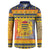 Chad Christmas Button Sweatshirt Coat Of Arms Merry Christmas - Wonder Print Shop