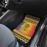 Chad Christmas Car Mats Coat Of Arms Merry Christmas - Wonder Print Shop