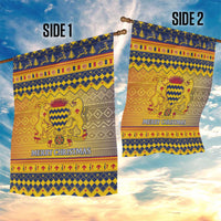 Chad Christmas Garden Flag Coat Of Arms Merry Christmas - Wonder Print Shop