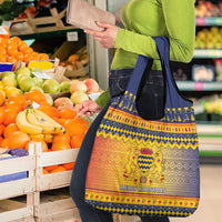Chad Christmas Grocery Bag Coat Of Arms Merry Christmas