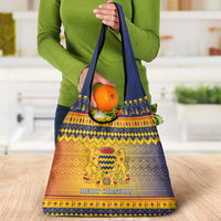 Chad Christmas Grocery Bag Coat Of Arms Merry Christmas
