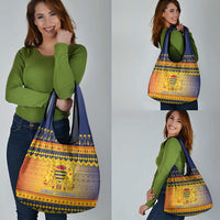 Chad Christmas Grocery Bag Coat Of Arms Merry Christmas
