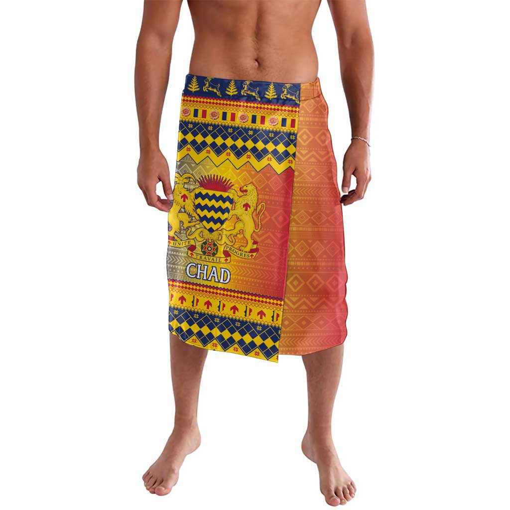 Chad Christmas Lavalava Coat Of Arms Merry Christmas - Wonder Print Shop