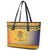 Chad Christmas Leather Tote Bag Coat Of Arms Merry Christmas - Wonder Print Shop