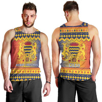 Chad Christmas Men Tank Top Coat Of Arms Merry Christmas - Wonder Print Shop