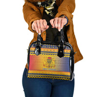 Chad Christmas Shoulder Handbag Coat Of Arms Merry Christmas