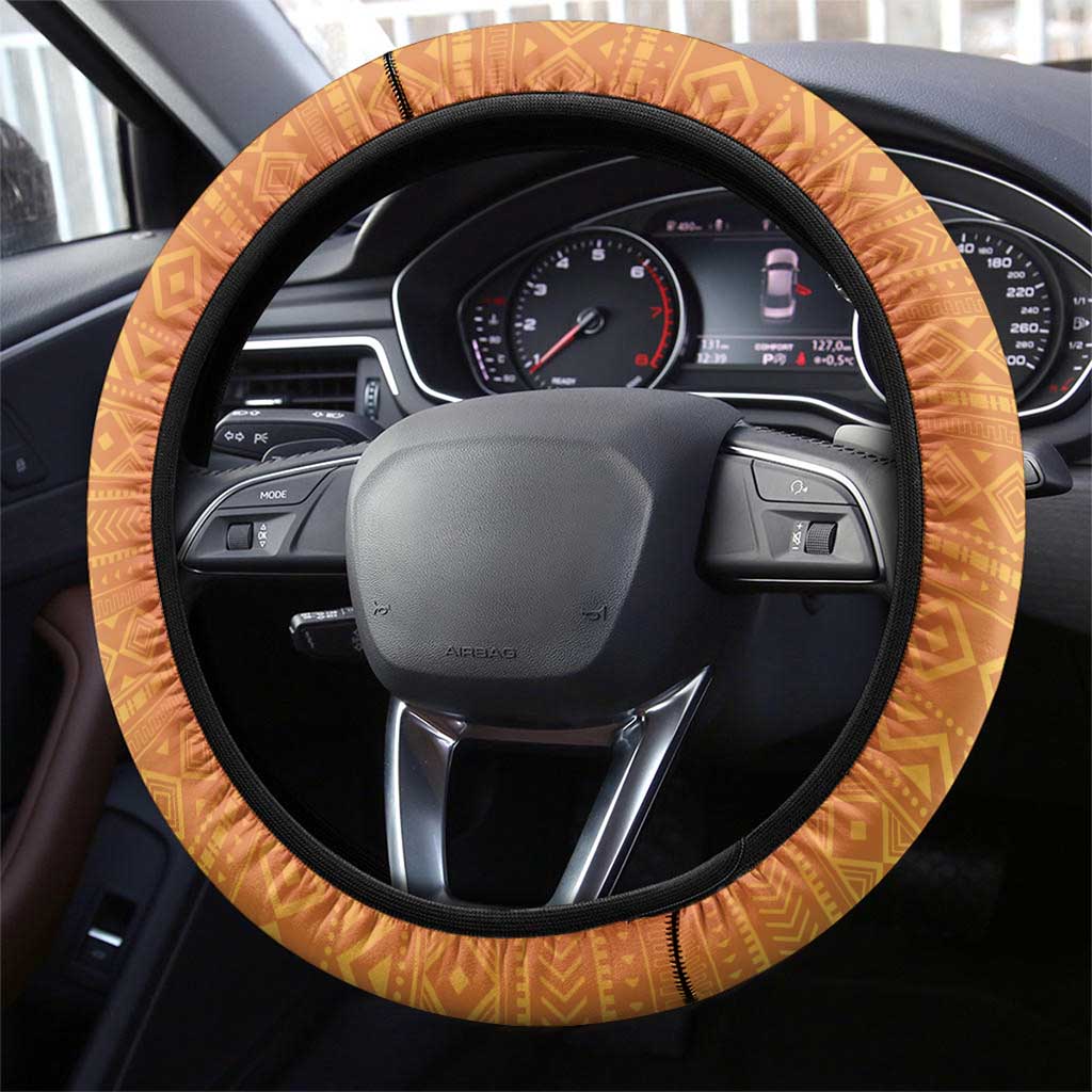 Chad Christmas Steering Wheel Cover Coat Of Arms Merry Christmas - Wonder Print Shop