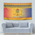 Chad Christmas Tapestry Coat Of Arms Merry Christmas - Wonder Print Shop
