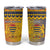Chad Christmas Tumbler Cup Coat Of Arms Merry Christmas - Wonder Print Shop