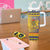 Chad Christmas Tumbler With Handle Coat Of Arms Merry Christmas - Wonder Print Shop