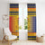 Chad Christmas Window Curtain Coat Of Arms Merry Christmas - Wonder Print Shop