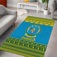 Rwanda Christmas Area Rug Coat Of Arms Noheli Nziza - Wonder Print Shop