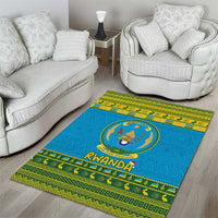 Rwanda Christmas Area Rug Coat Of Arms Noheli Nziza - Wonder Print Shop
