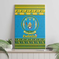 Rwanda Christmas Canvas Wall Art Coat Of Arms Noheli Nziza - Wonder Print Shop