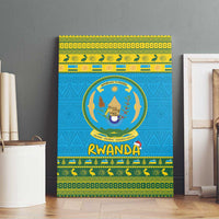 Rwanda Christmas Canvas Wall Art Coat Of Arms Noheli Nziza - Wonder Print Shop