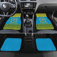 Rwanda Christmas Car Mats Coat Of Arms Noheli Nziza - Wonder Print Shop