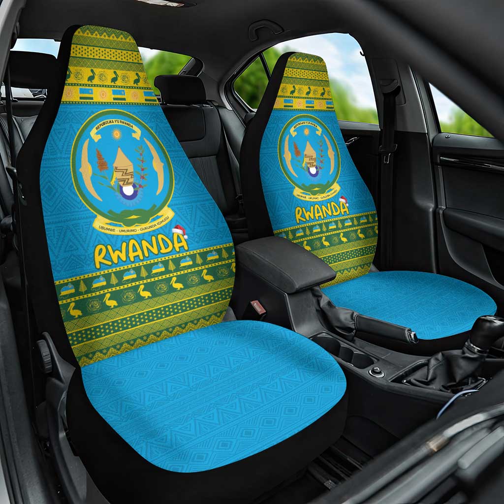 Rwanda Christmas Car Seat Cover Coat Of Arms Noheli Nziza - Wonder Print Shop