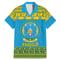 Rwanda Christmas Family Matching Mermaid Dress and Hawaiian Shirt Coat Of Arms Noheli Nziza - Wonder Print Shop