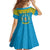 Rwanda Christmas Family Matching Summer Maxi Dress and Hawaiian Shirt Coat Of Arms Noheli Nziza - Wonder Print Shop