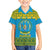 Rwanda Christmas Family Matching Summer Maxi Dress and Hawaiian Shirt Coat Of Arms Noheli Nziza - Wonder Print Shop