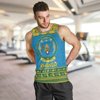 Rwanda Christmas Men Tank Top Coat Of Arms Noheli Nziza - Wonder Print Shop