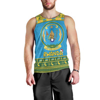 Rwanda Christmas Men Tank Top Coat Of Arms Noheli Nziza - Wonder Print Shop