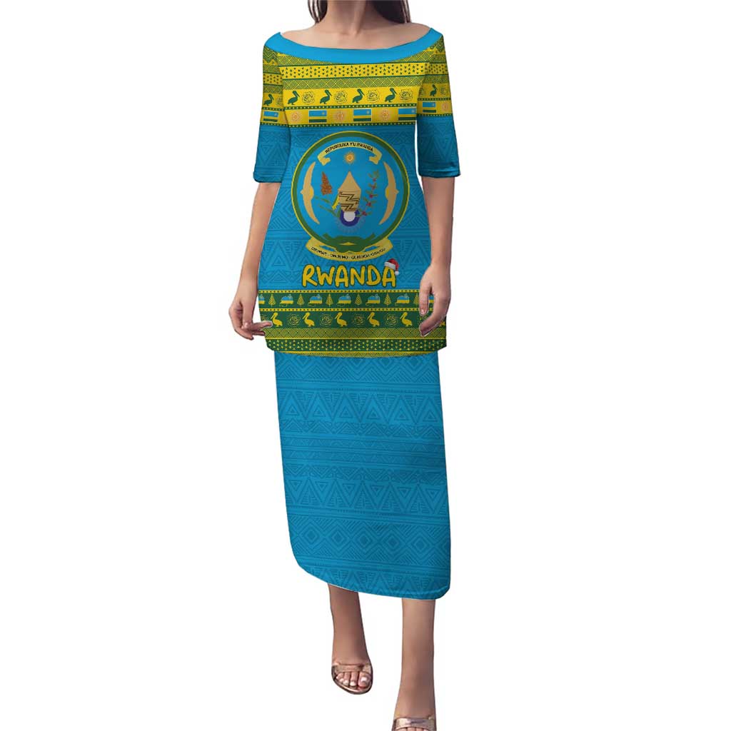 Rwanda Christmas Puletasi Coat Of Arms Noheli Nziza - Wonder Print Shop