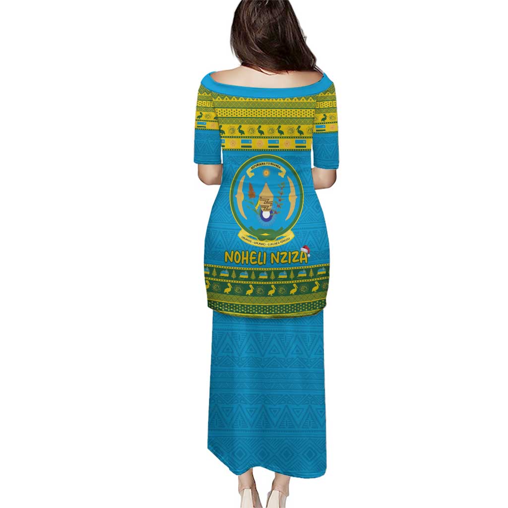 Rwanda Christmas Puletasi Coat Of Arms Noheli Nziza - Wonder Print Shop
