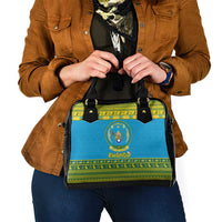 Rwanda Christmas Shoulder Handbag Coat Of Arms Noheli Nziza