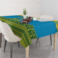 Rwanda Christmas Tablecloth Coat Of Arms Noheli Nziza - Wonder Print Shop