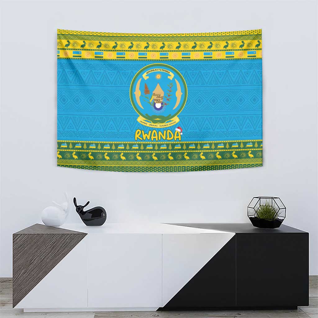 Rwanda Christmas Tapestry Coat Of Arms Noheli Nziza - Wonder Print Shop
