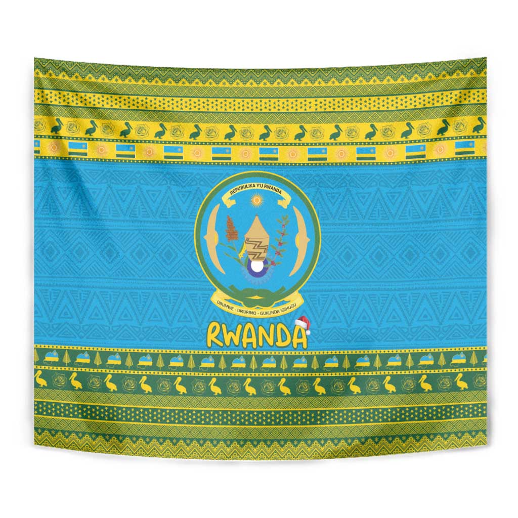 Rwanda Christmas Tapestry Coat Of Arms Noheli Nziza - Wonder Print Shop