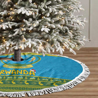 Rwanda Christmas Tree Skirt Coat Of Arms Noheli Nziza - Wonder Print Shop