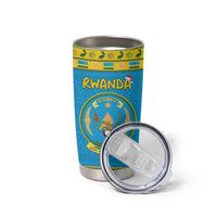 Rwanda Christmas Tumbler Cup Coat Of Arms Noheli Nziza - Wonder Print Shop