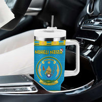 Rwanda Christmas Tumbler With Handle Coat Of Arms Noheli Nziza - Wonder Print Shop
