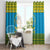 Rwanda Christmas Window Curtain Coat Of Arms Noheli Nziza - Wonder Print Shop